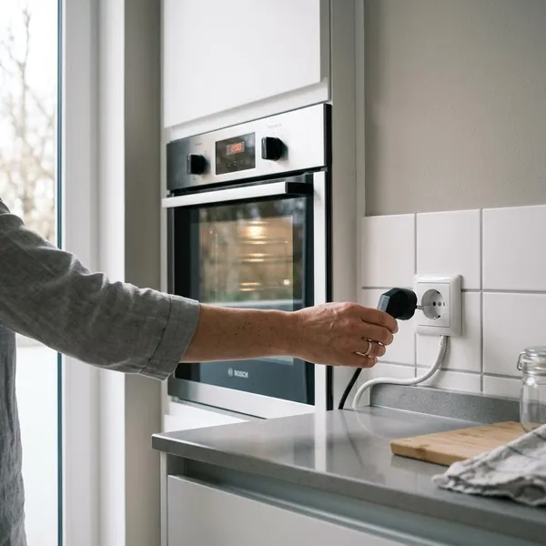 backofen steckdose