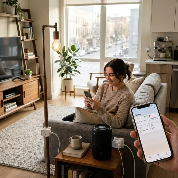 Smarte Steckdose für Alexa Google und Apple