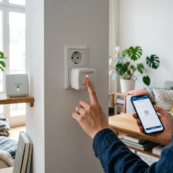 homematic ip steckdose reset