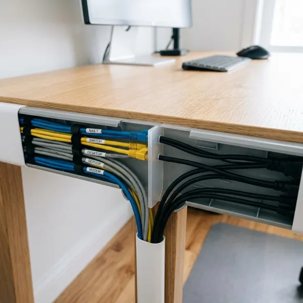 Netzwerkkabel und Stromkabel richtig planen