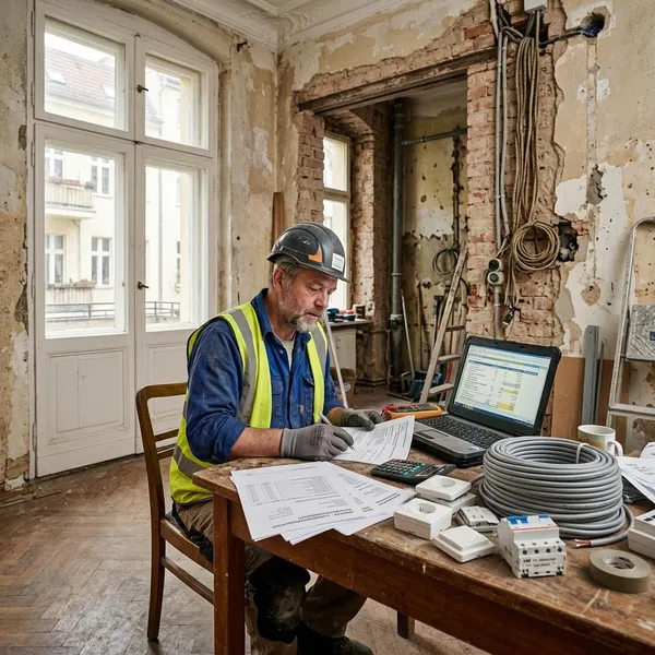 Stromkabel im Altbau Schritt für Schritt planen