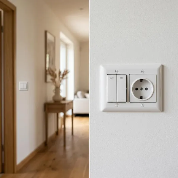 wechselschaltung mit steckdose